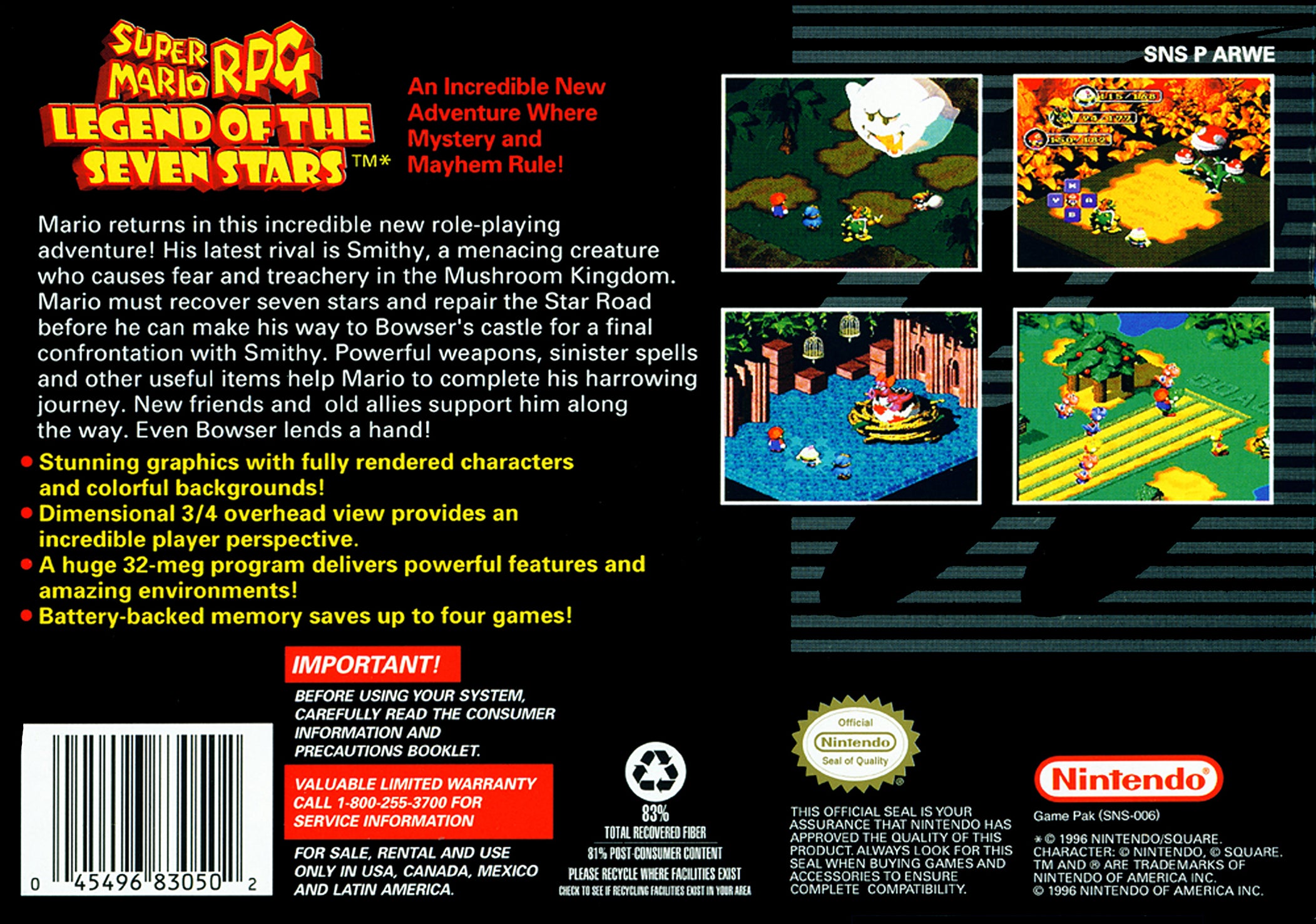 Super Mario RPG: Legend of the Seven Stars