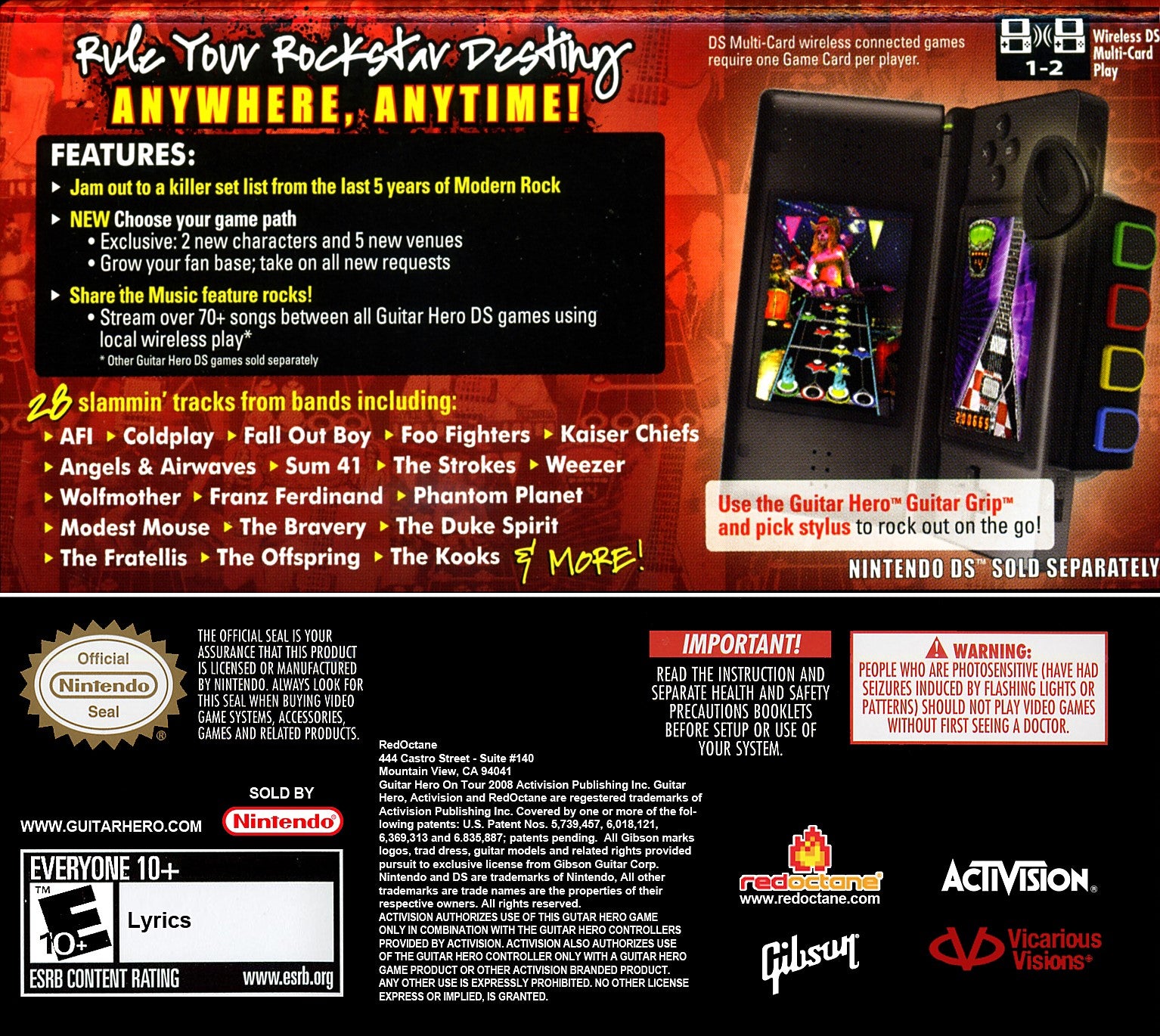 Guitar Hero: On Tour Modern Hits