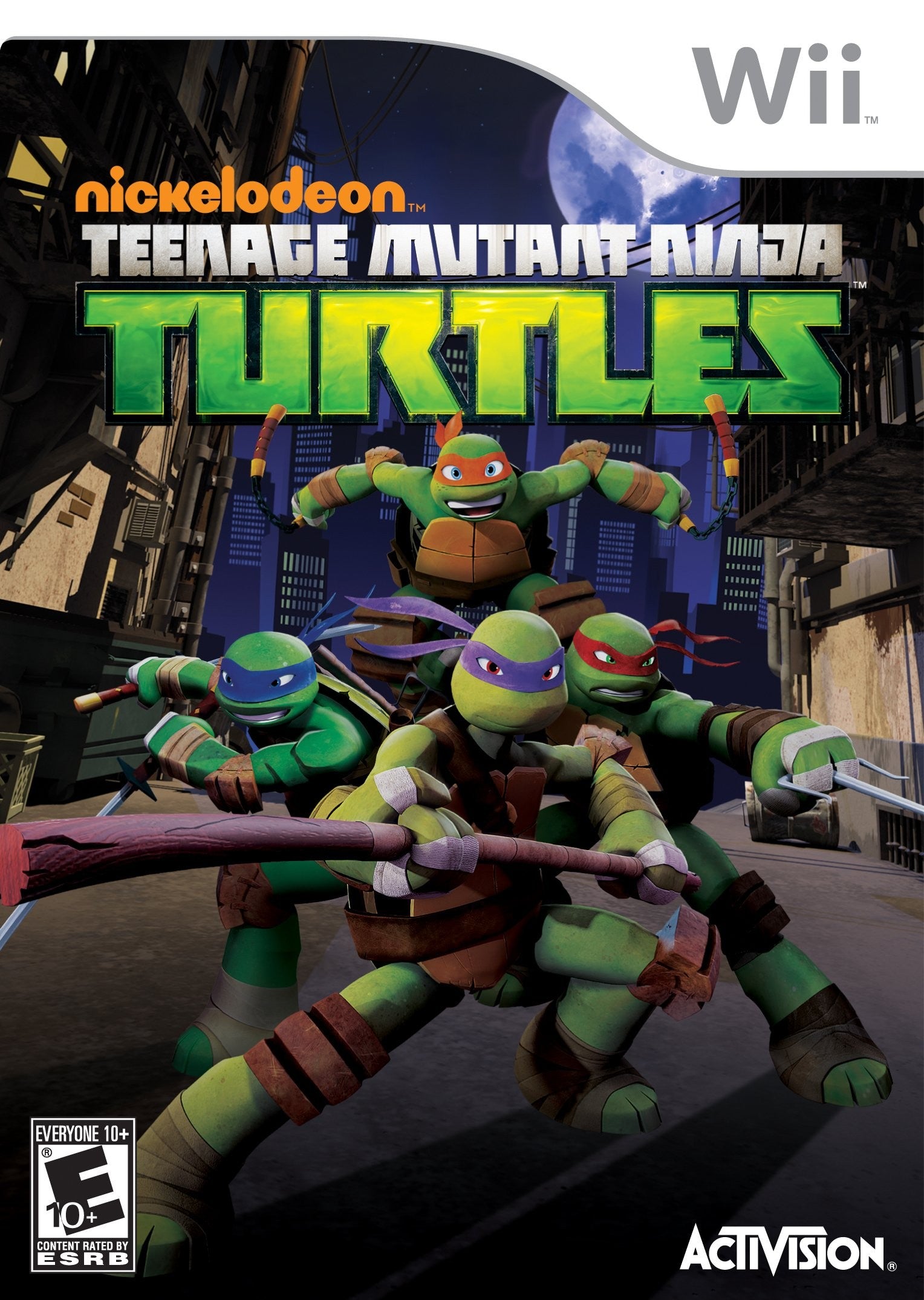 Teenage Mutant Ninja Turtles Wii - Video Game - Used - CaveGamers