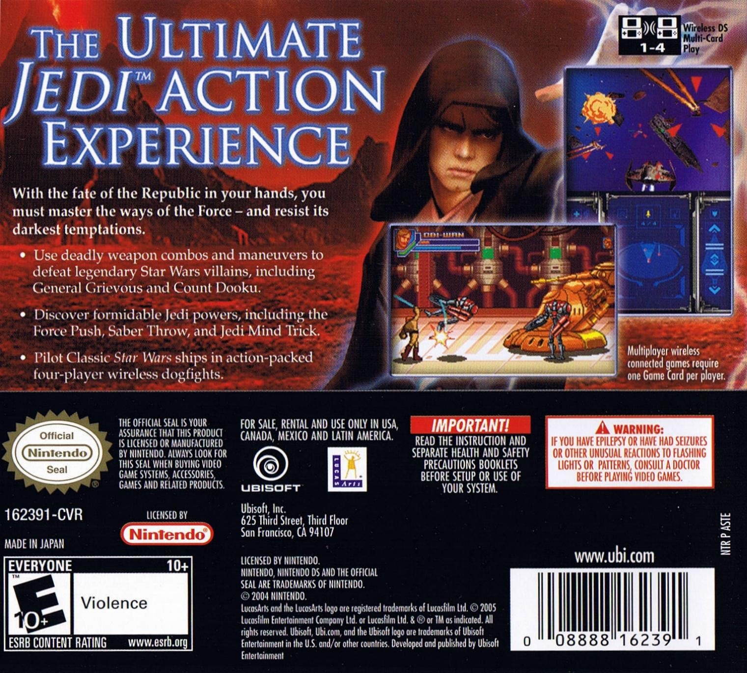 Star Wars Episode III Revenge of the Sith DS - Video Game - Used - CaveGamers - Image 2
