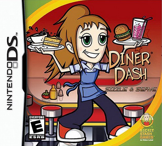 Diner Dash: Sizzle & Serve DS - Video Game - Used - CaveGamers