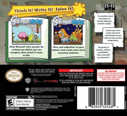 Scribblenauts Collection DS - Video Game - Used - CaveGamers - Image 2