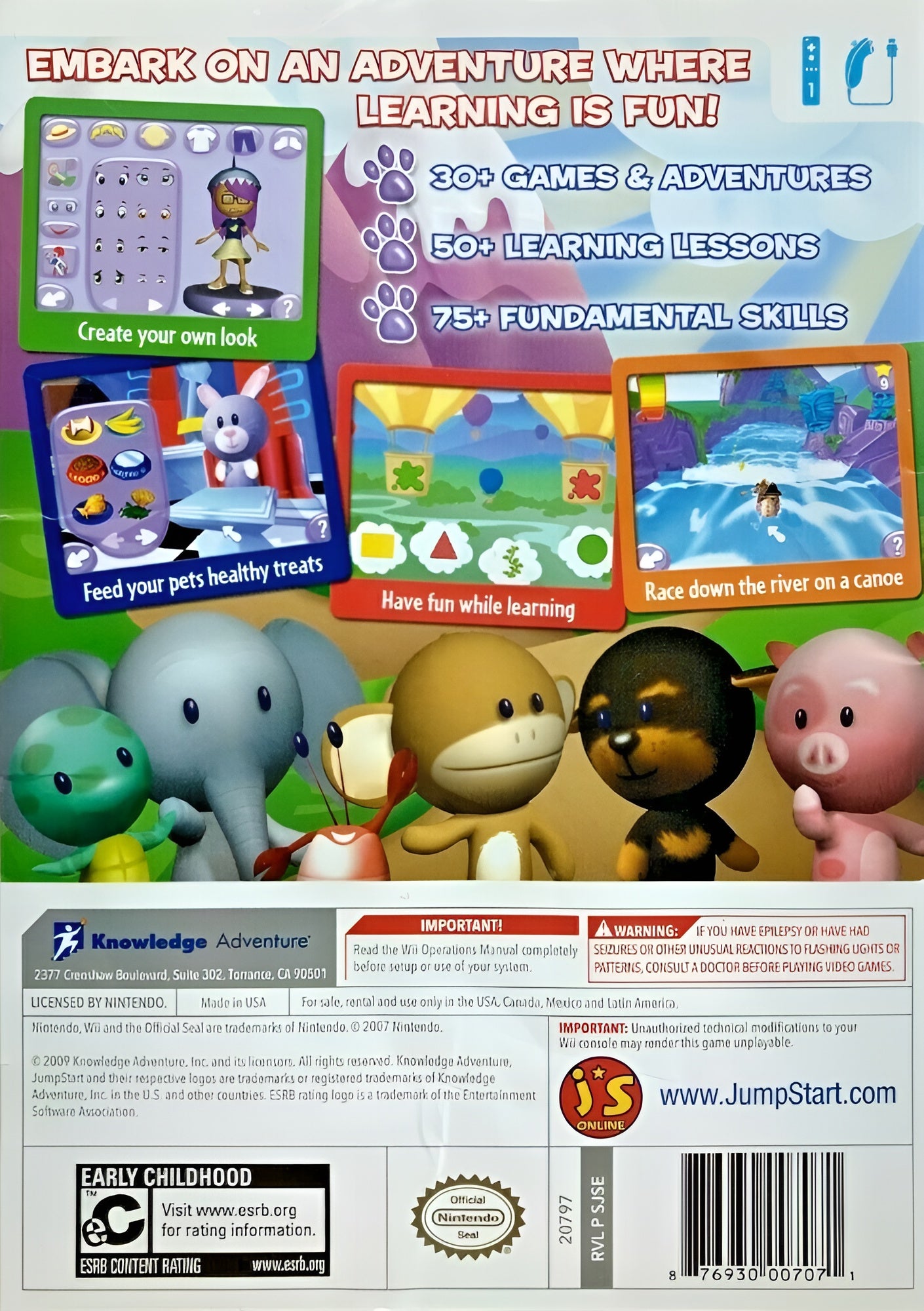 Jumpstart Pet Rescue Wii - Video Game - Used - CaveGamers - Image 2