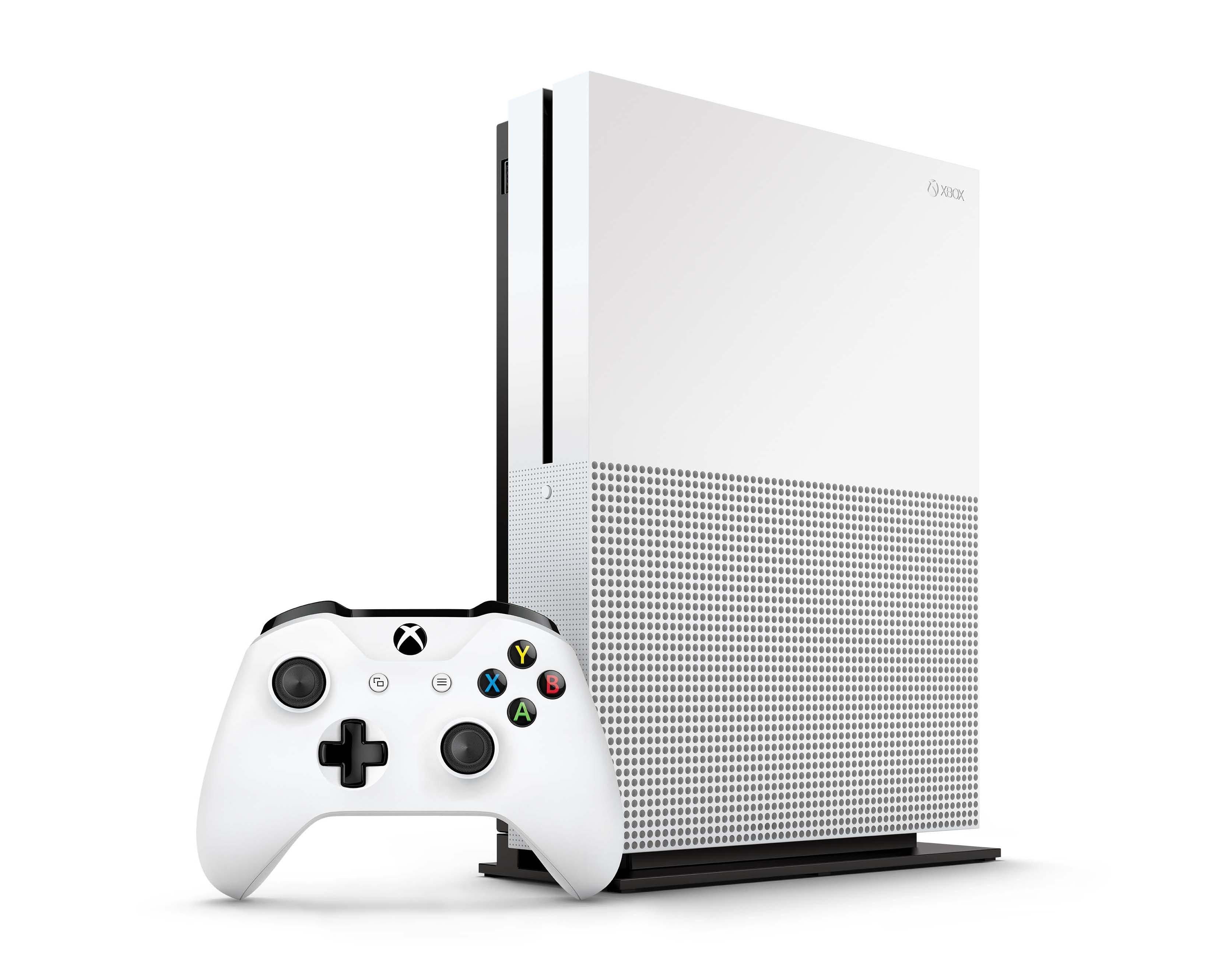 Xbox One S 1TB Console - White - Video Game System - Used - CaveGamers