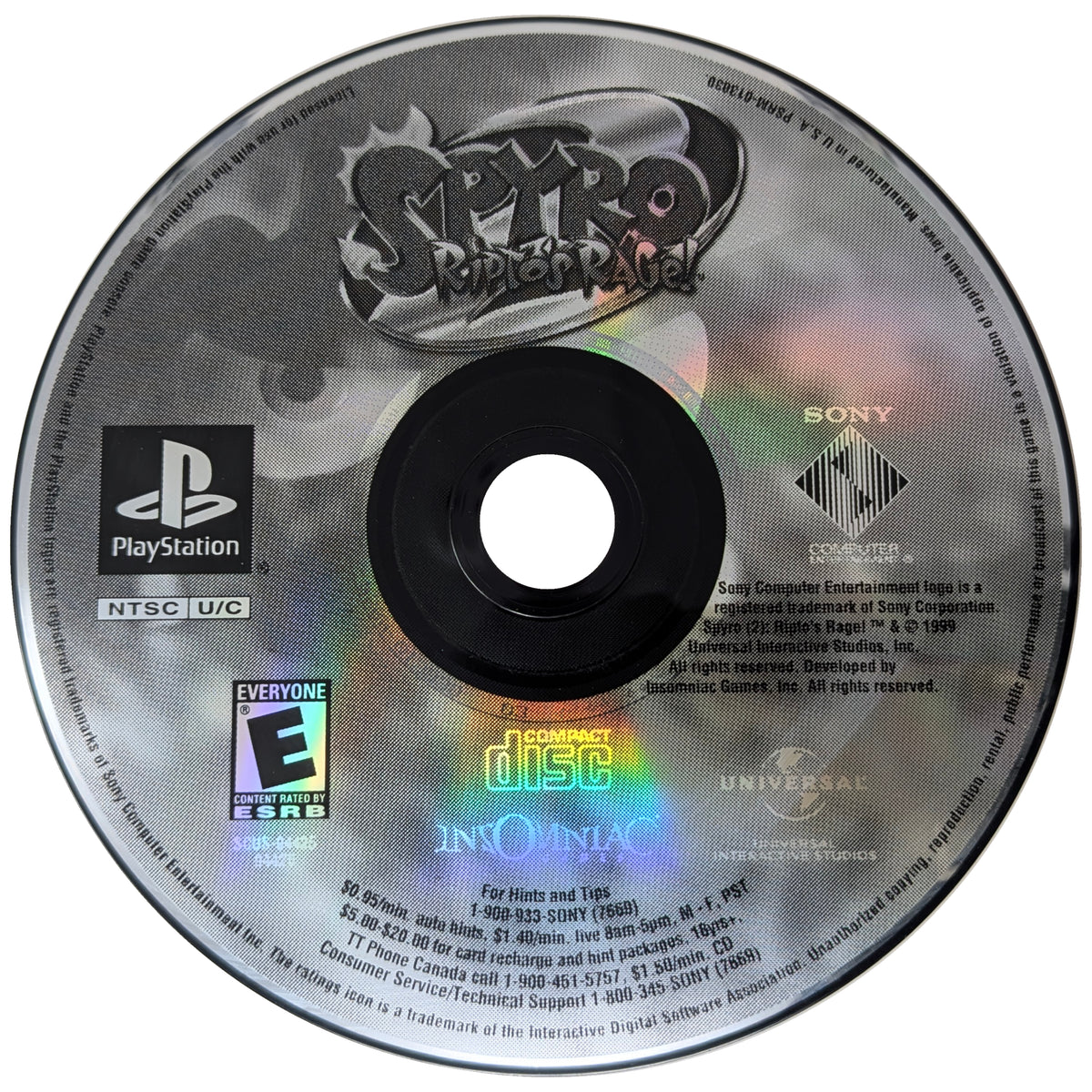 Spyro 2: Ripto's Rage Playstation - Video Game - Used - CaveGamers - Image 2