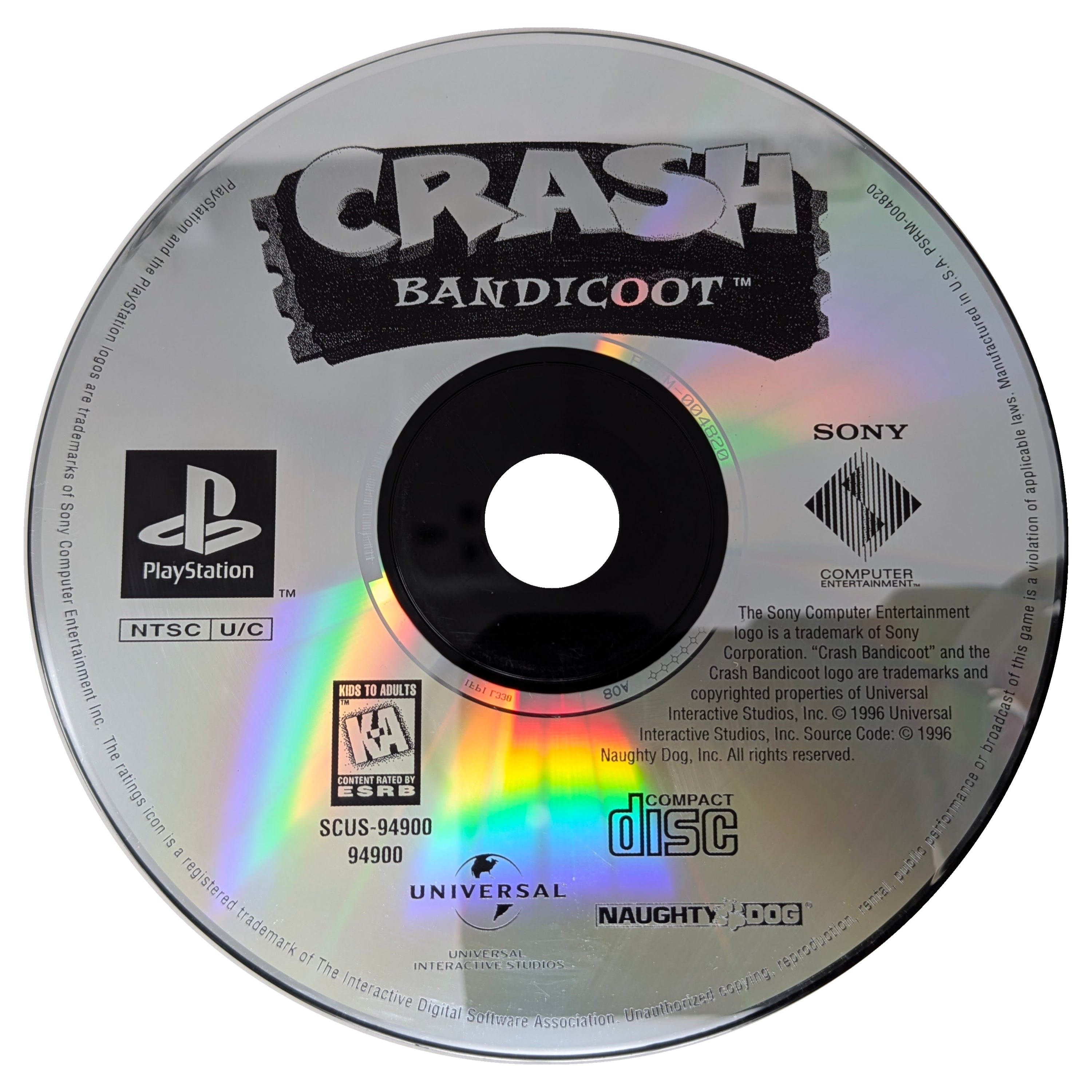 Crash Bandicoot Playstation - Video Game - Used - CaveGamers - Image 3