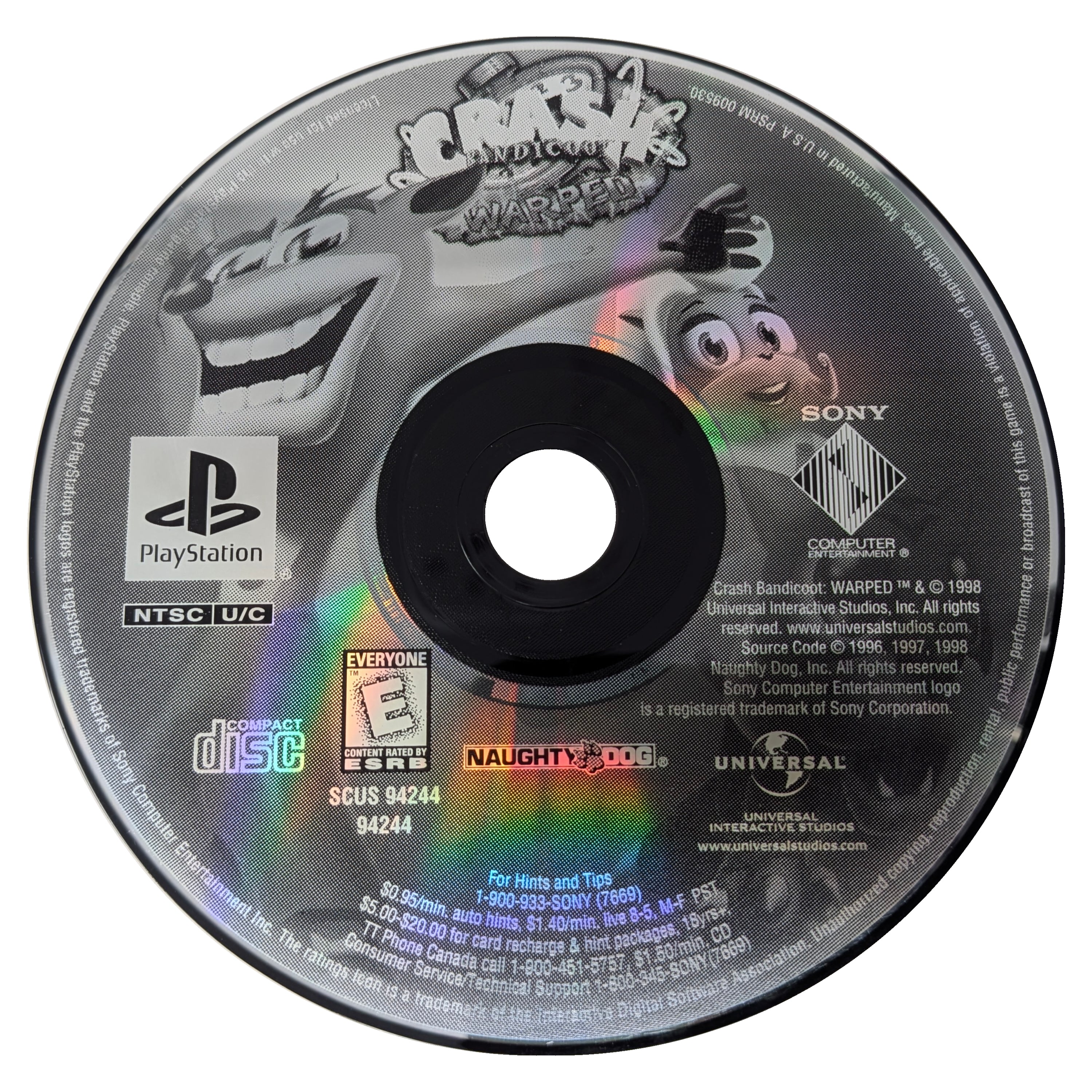 Crash Bandicoot 3: Warped Playstation - Video Game - Used - CaveGamers - Image 4