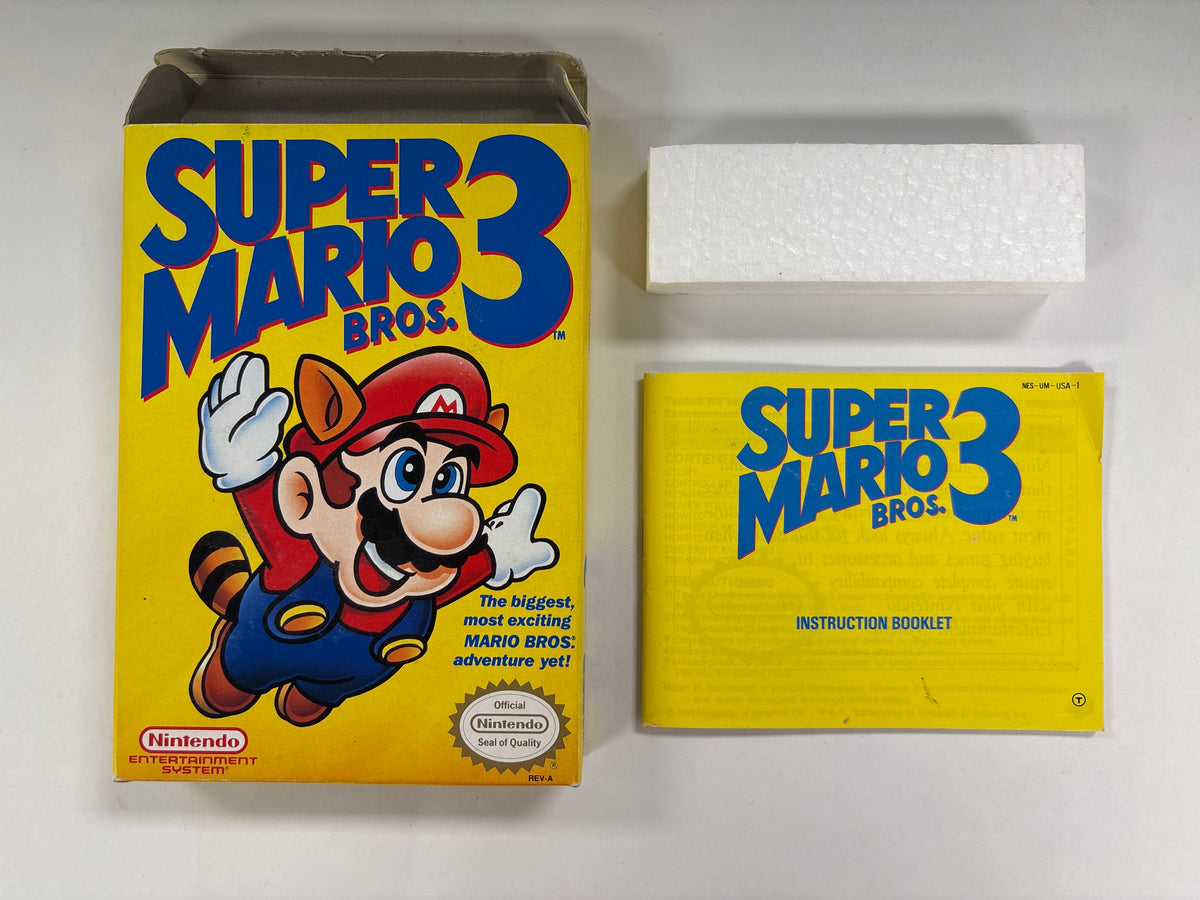 Super Mario Bros. 3 - NES Box & Manual Only No Game