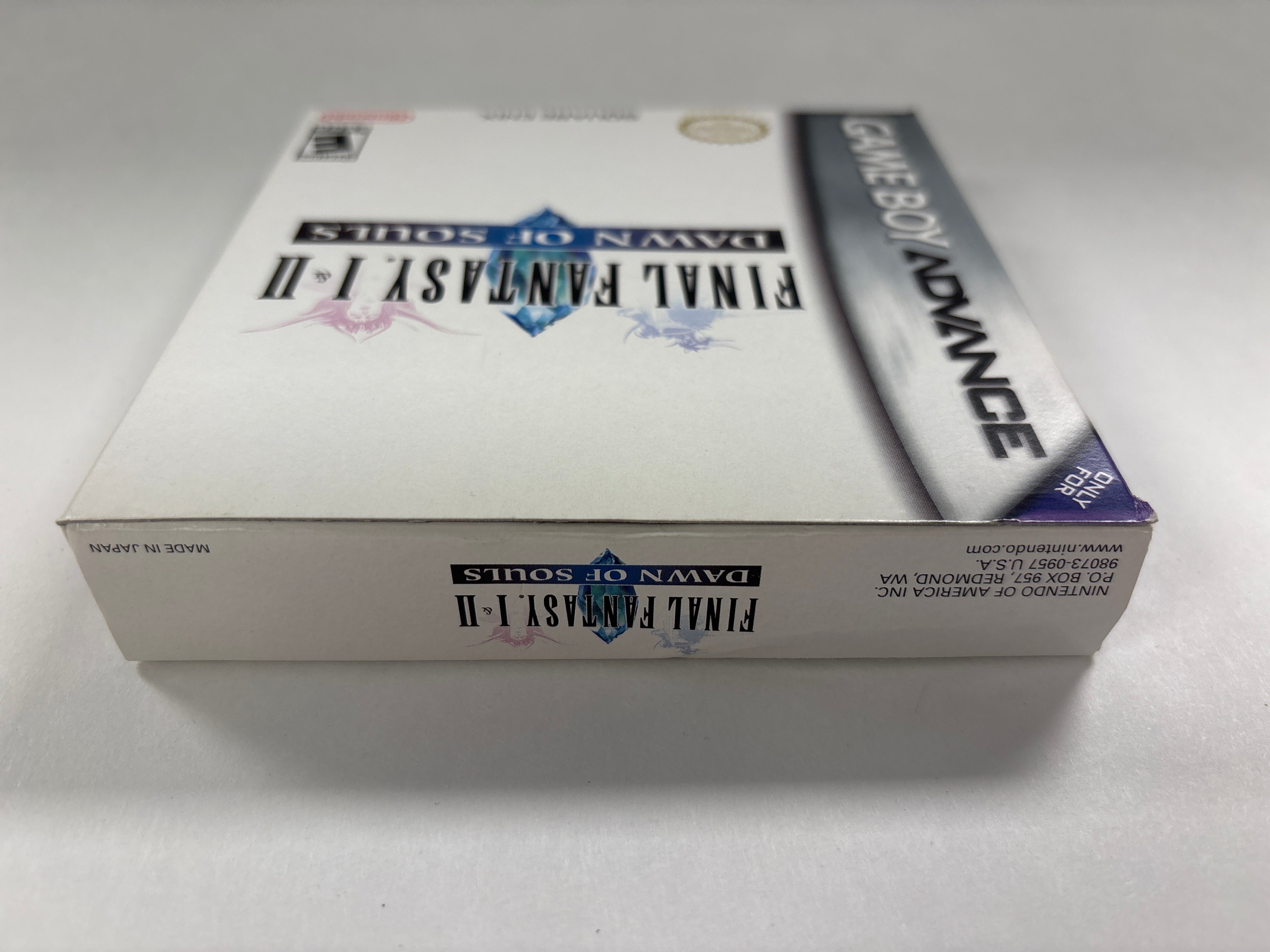 Final Fantasy I & II: Dawn of Souls - Nintendo Game Boy Advance NO GAME Box & Manuals Only