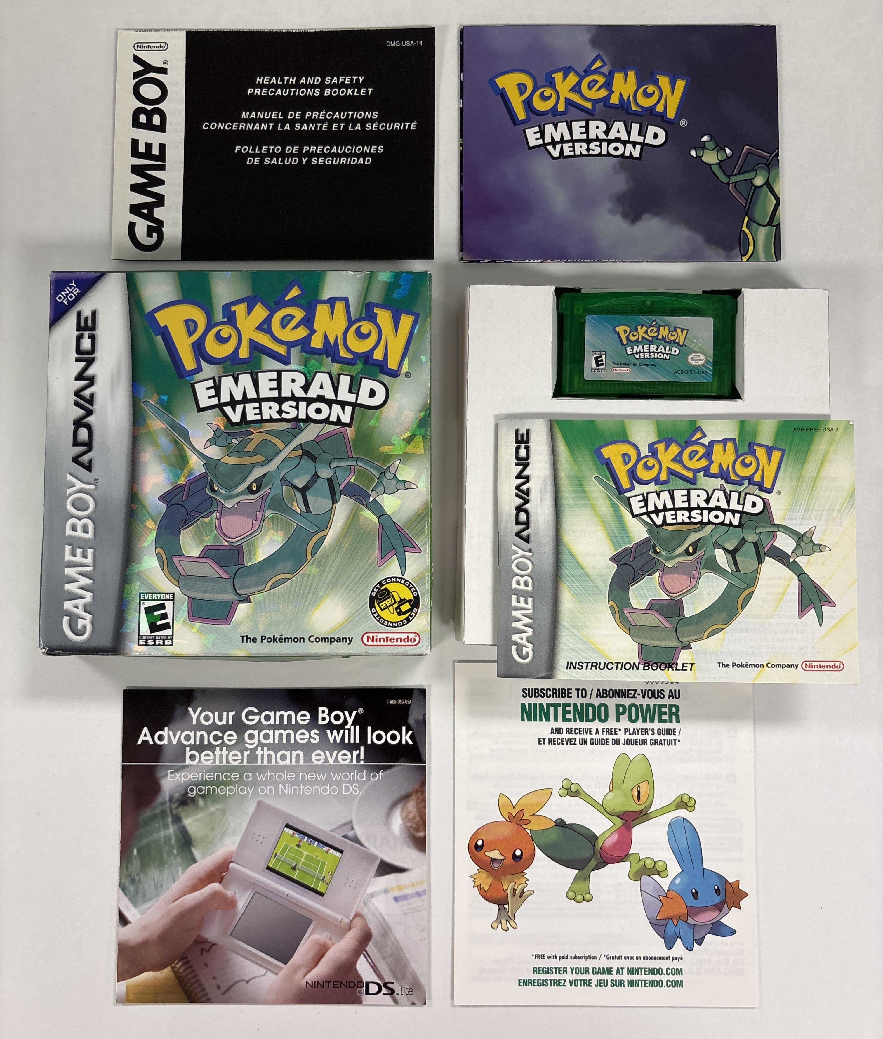 Pokemon Emerald Version - Nintendo Game Boy Advance Complete In Box!