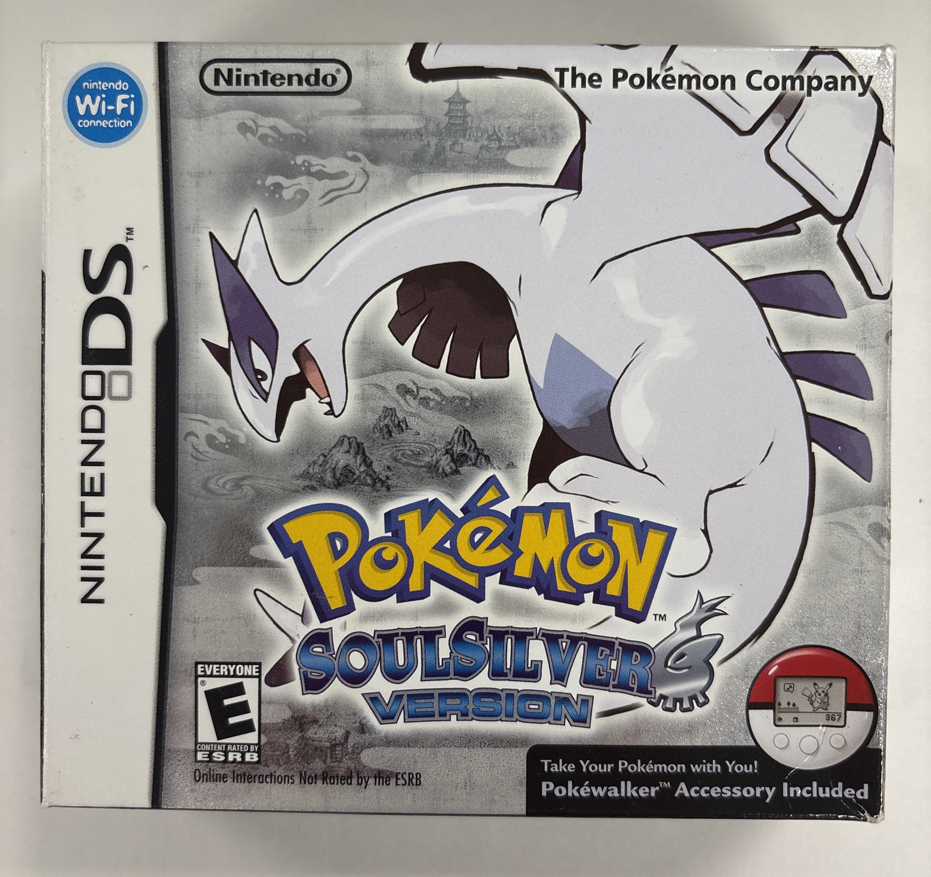 Pokemon SoulSilver Version - Nintendo DS Box Case and Manuals Only No Game