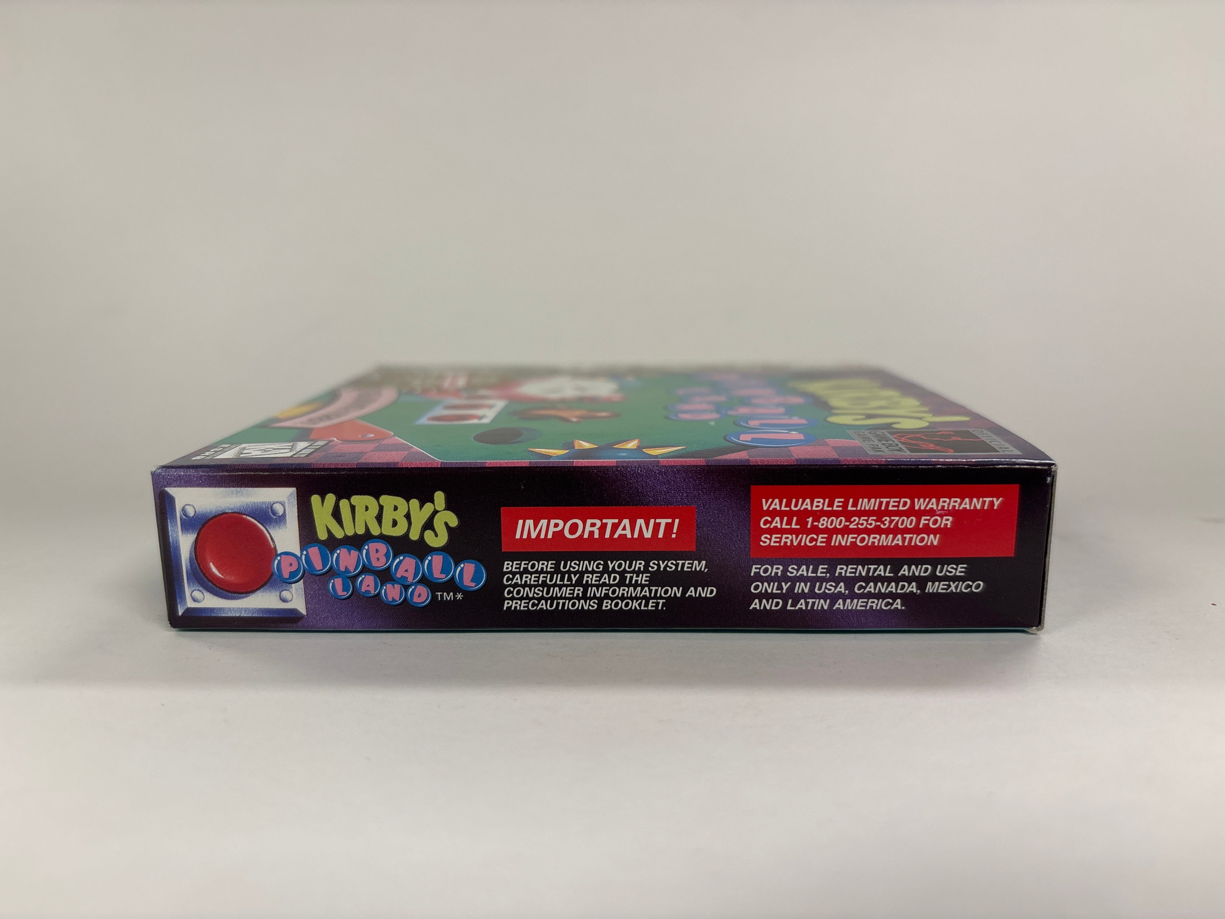 Kirby's Pinball Land - Game Boy Box & Cardboard Insert Only No Game or Manuals
