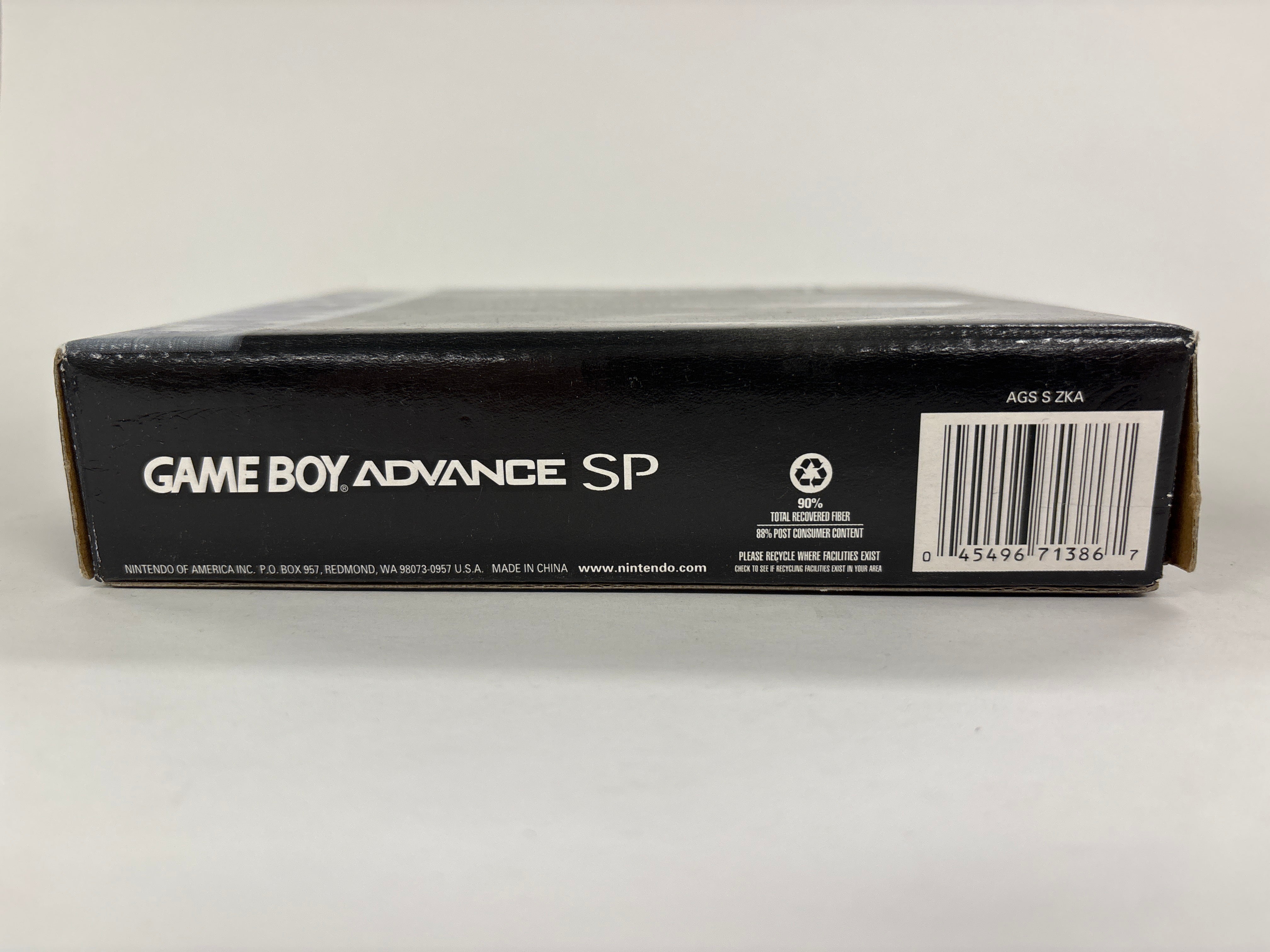 Nintendo Game Boy Advance SP Onyx Black Box Only No Handheld or Manuals