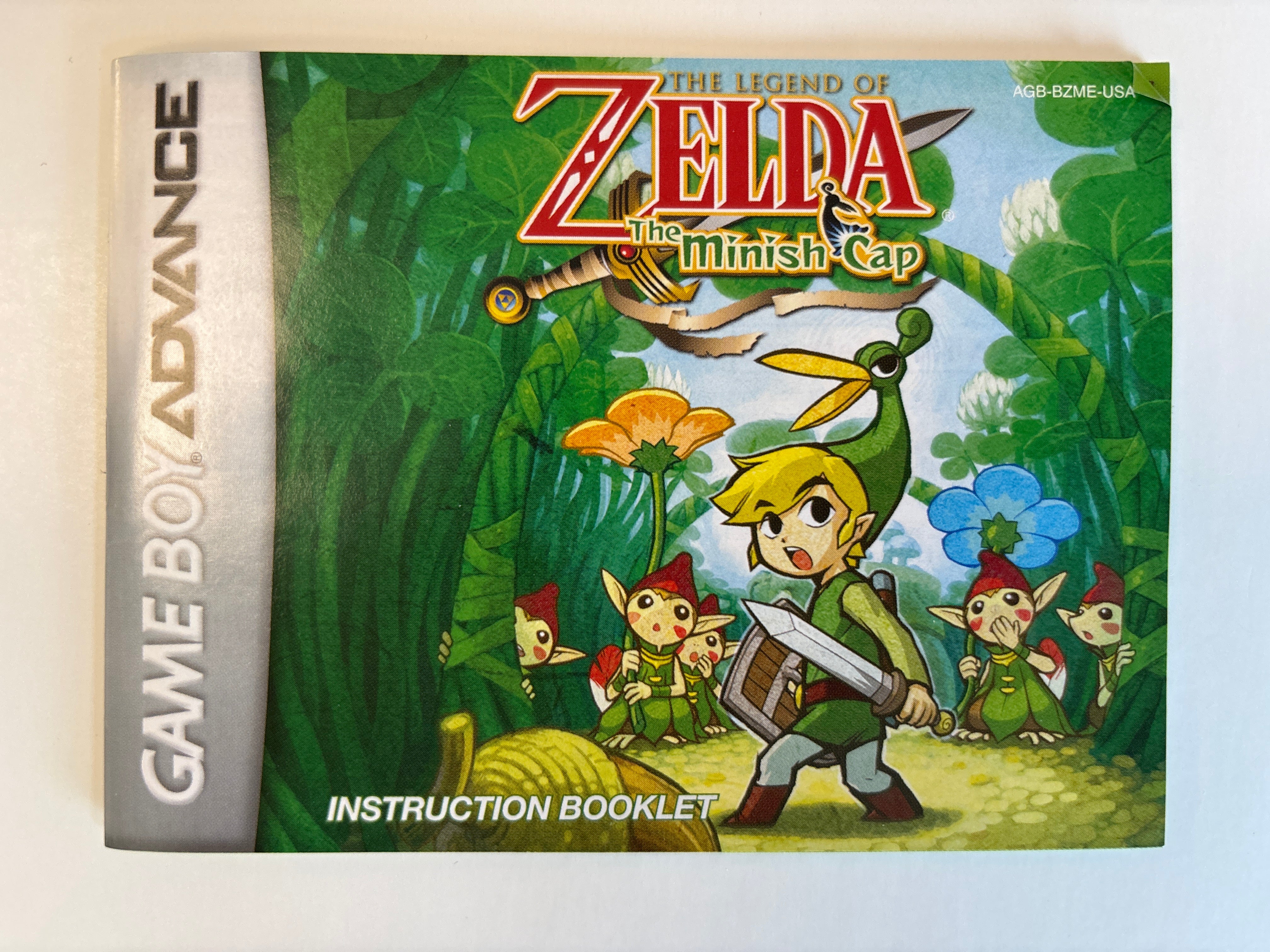 The Legend of Zelda: The Minish Cap - Nintendo Game Boy Advance NO GAME Box & Manuals Only