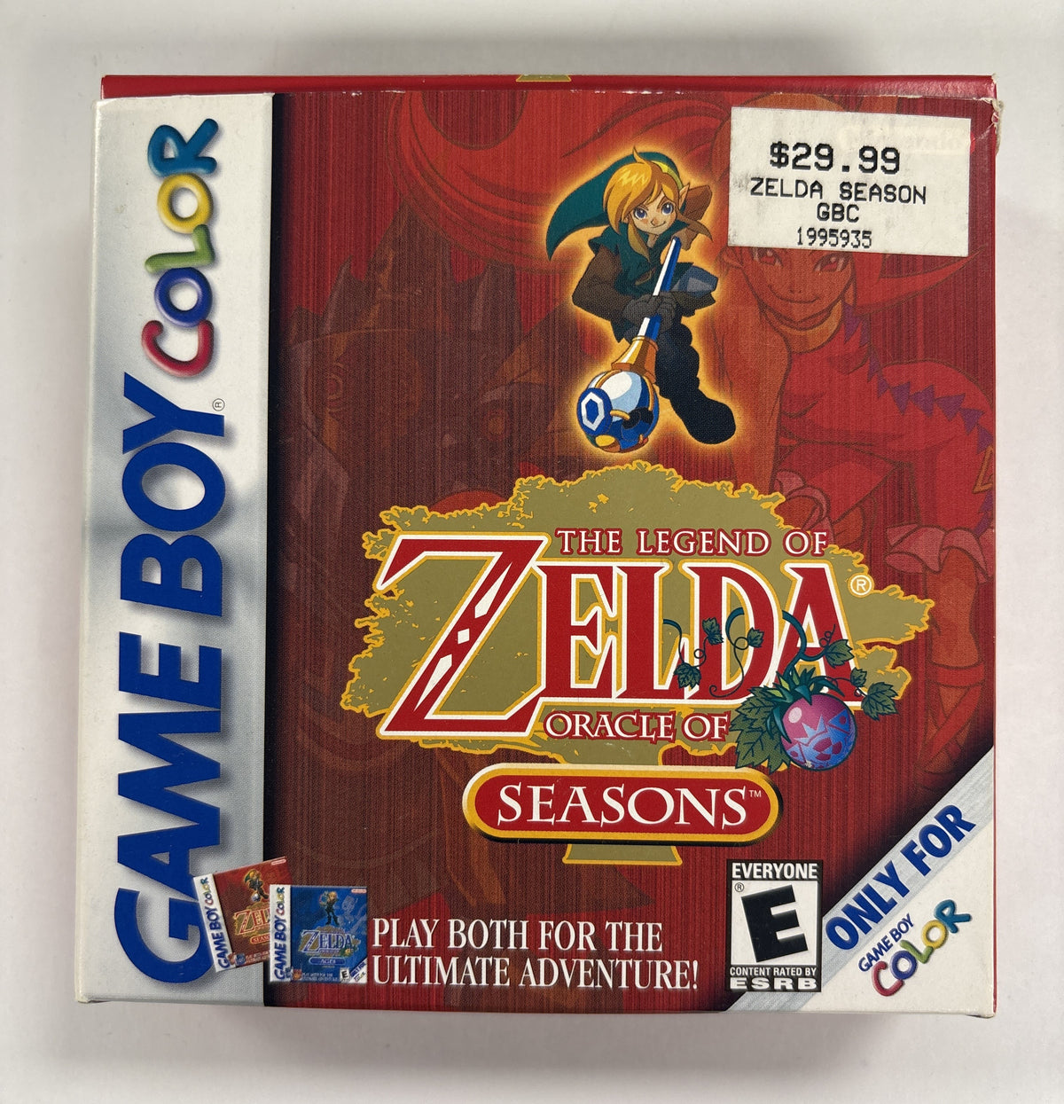 The Legend of Zelda: Oracle of Seasons - Nintendo Game Boy Color Box & Manuals Only No Game