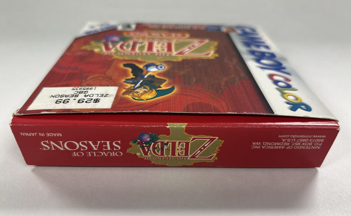 The Legend of Zelda: Oracle of Seasons - Nintendo Game Boy Color Box & Manuals Only No Game