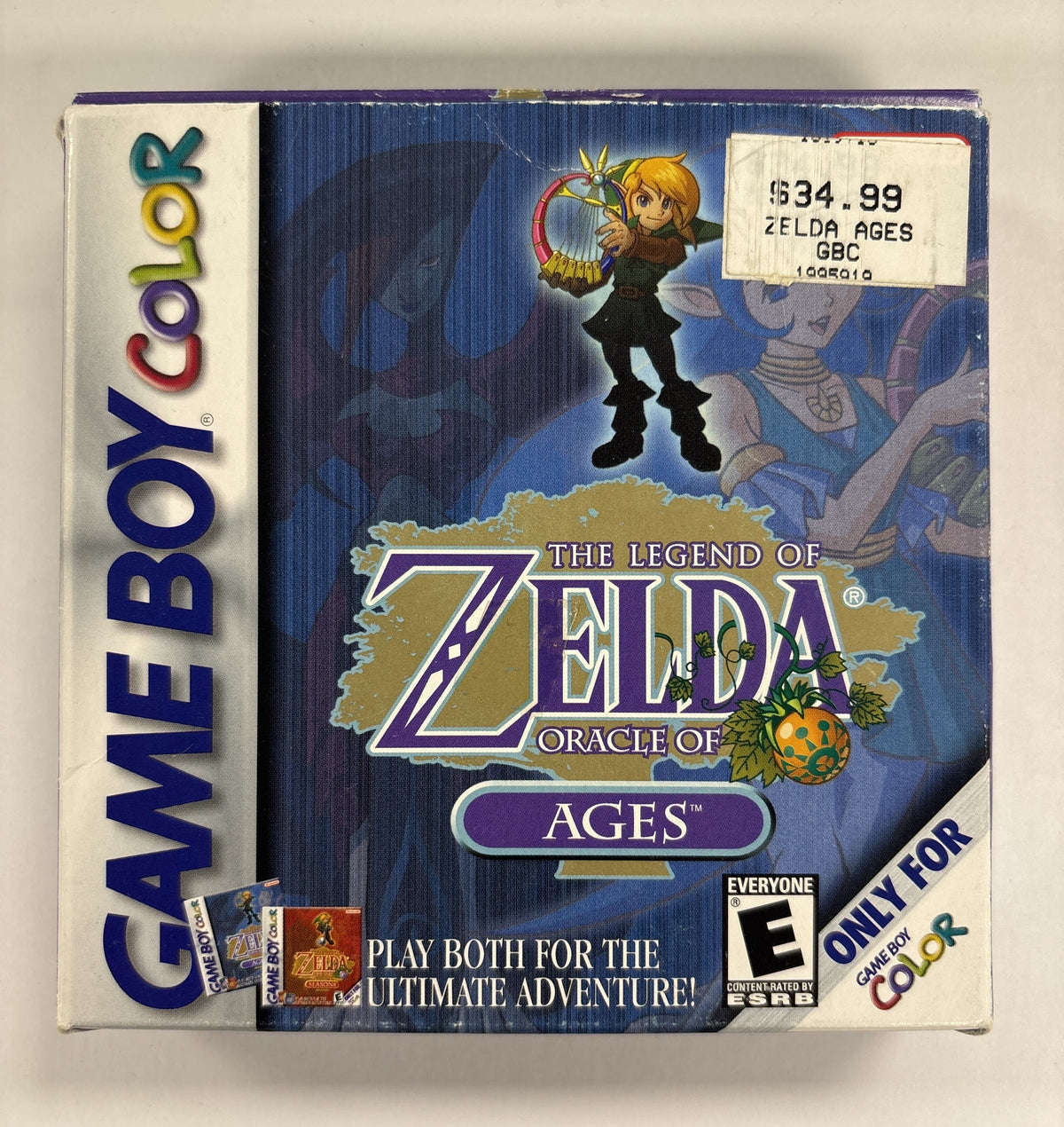 The Legend of Zelda: Oracle of Ages - Nintendo Game Boy Color Box & Manuals Only No Game