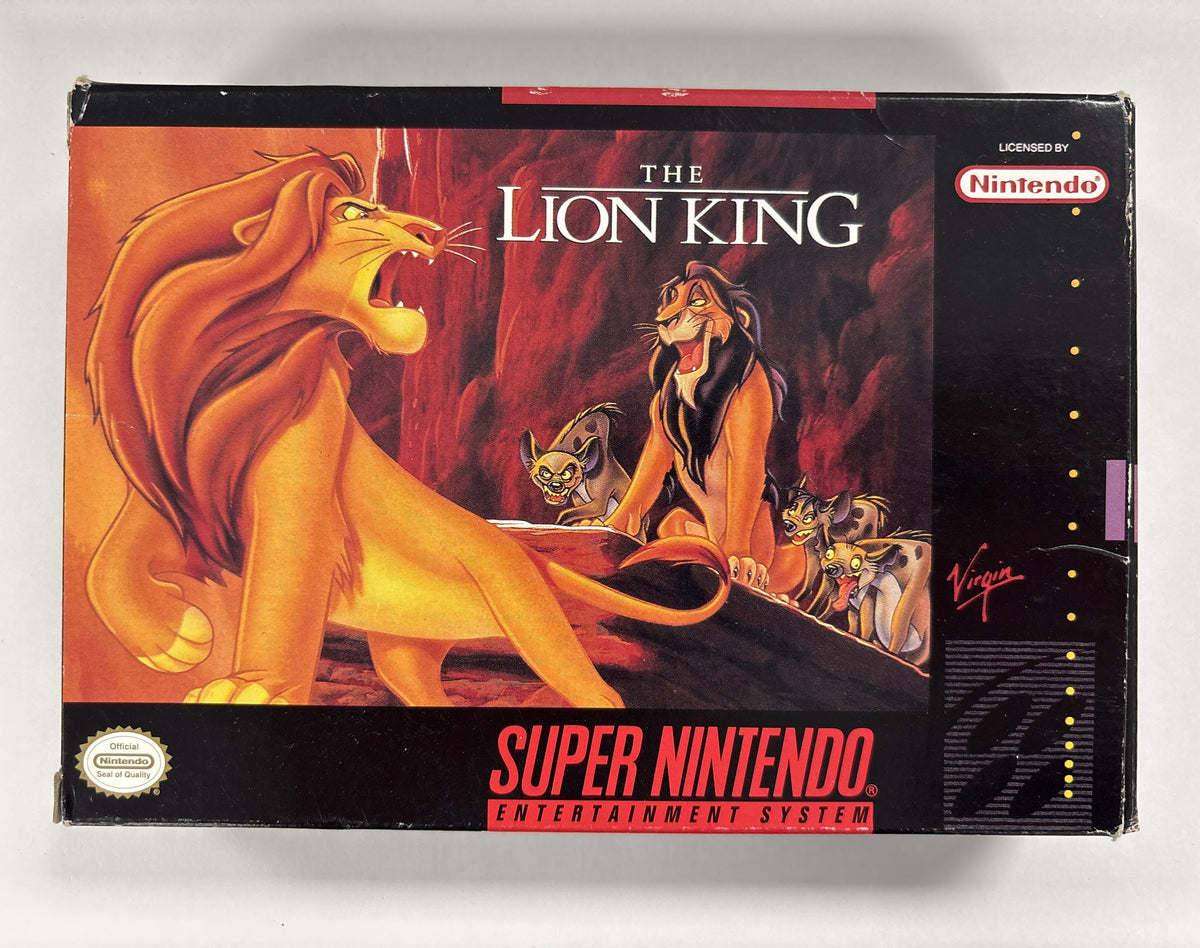 The Lion King - Super Nintendo SNES Box & Manual Only No Game