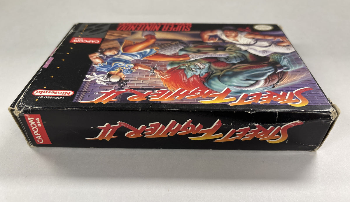 Street Fighter II - Super Nintendo SNES Box & Manual Only No Game