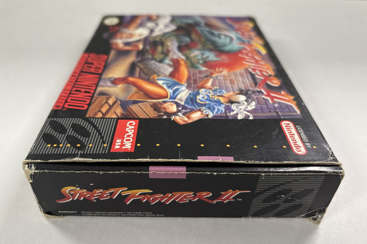 Street Fighter II - Super Nintendo SNES Box & Manual Only No Game