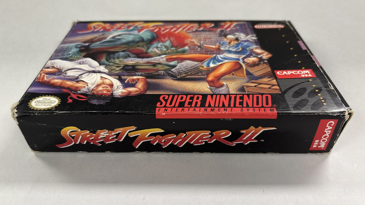 Street Fighter II - Super Nintendo SNES Box & Manual Only No Game
