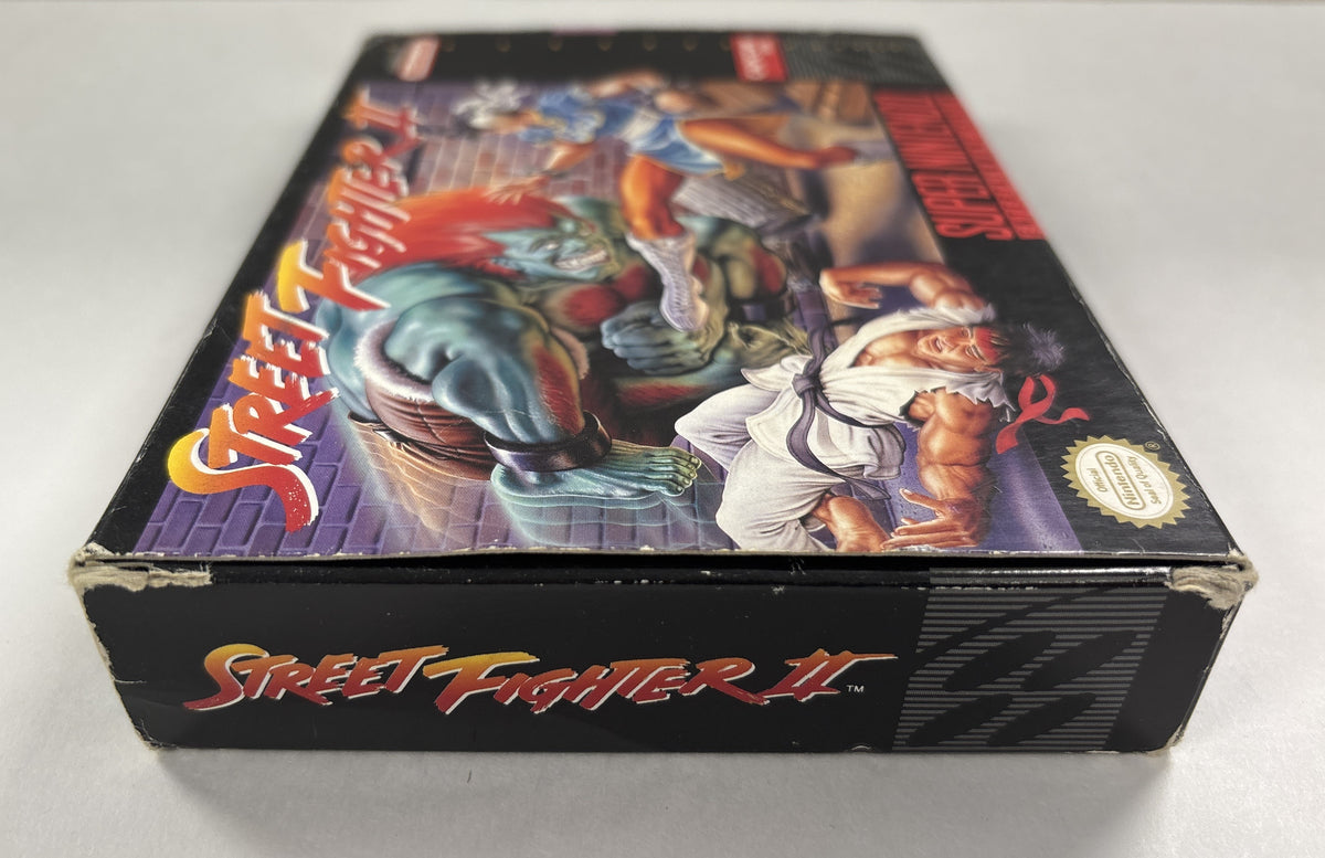 Street Fighter II - Super Nintendo SNES Box & Manual Only No Game