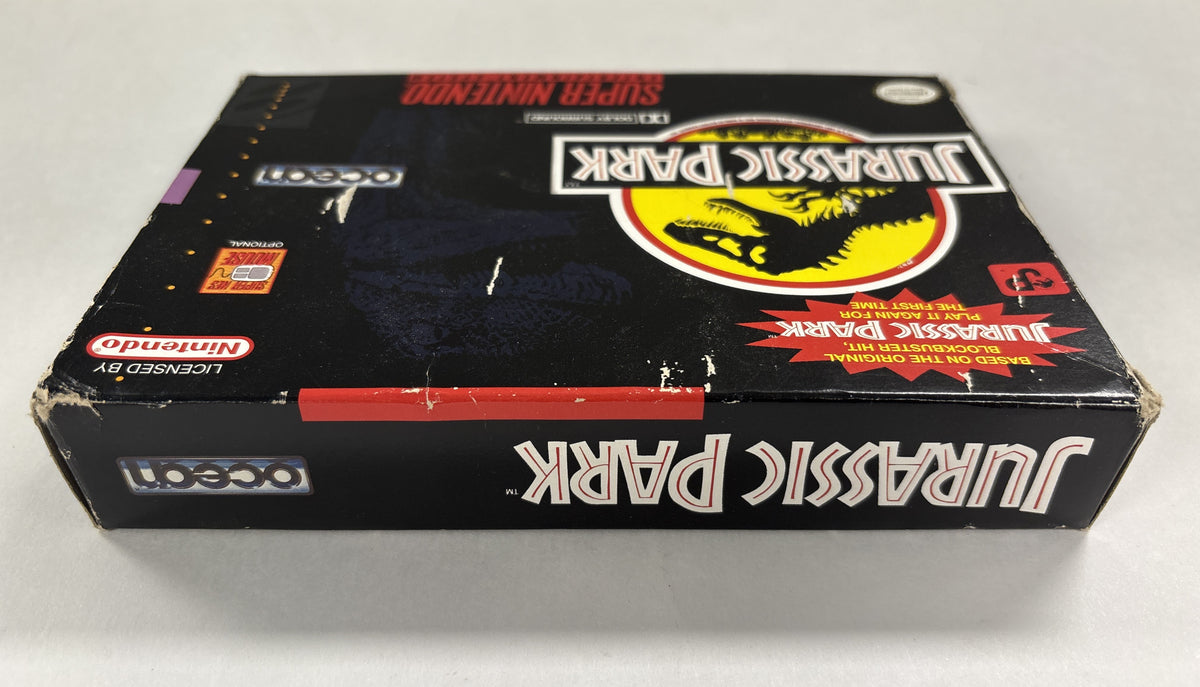 Jurassic Park - Super Nintendo SNES Box & Manual Only No Game