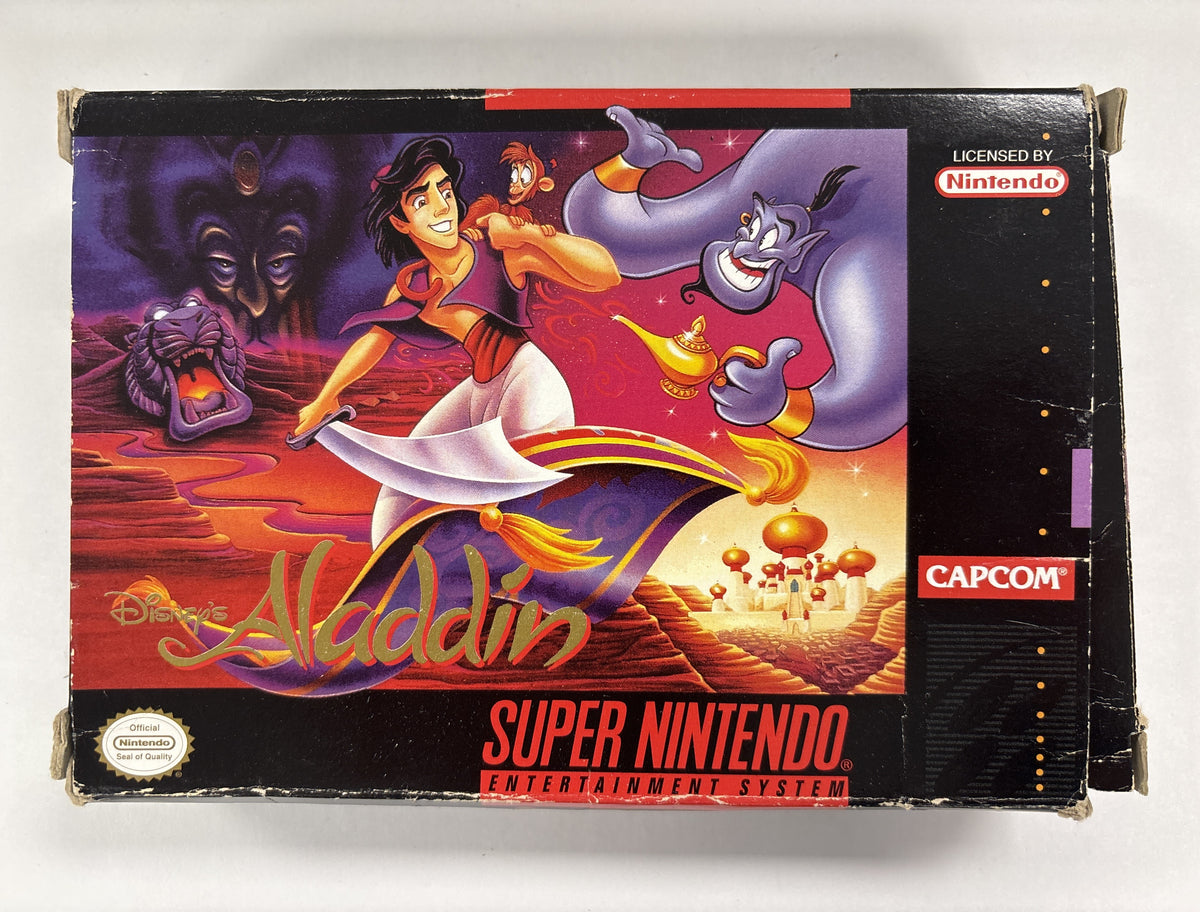 Aladdin - Super Nintendo SNES Box & Manual Only No Game