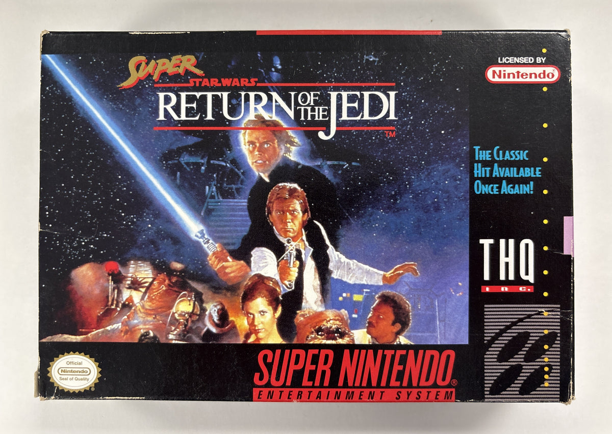 Star Wars: Return of the Jedi - Super Nintendo SNES Box & Manual Only No Game