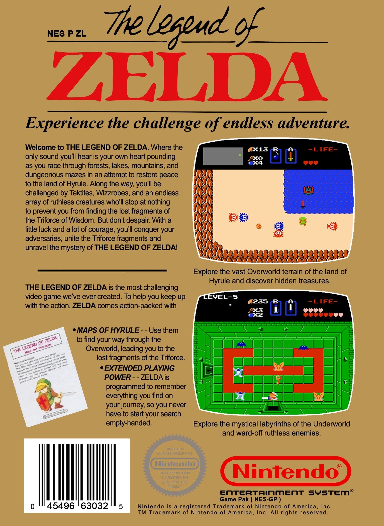 The Legend of Zelda (Gold Cartridge)