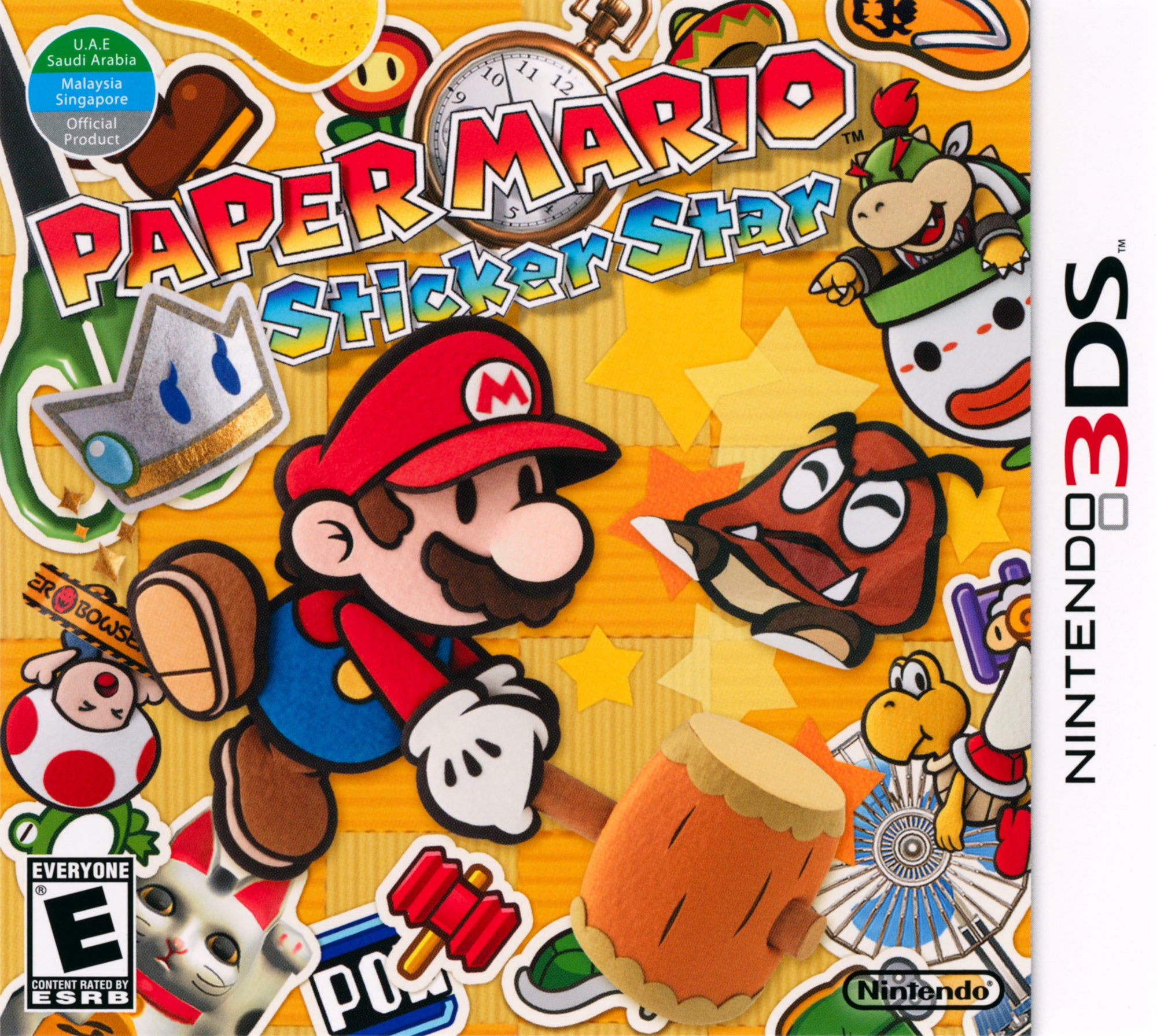 Paper Mario: Sticker Star 3DS - Video Game - Used - CaveGamers